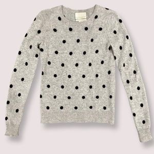 Cynthia Rowley Cashmere Polka Dot Sweater